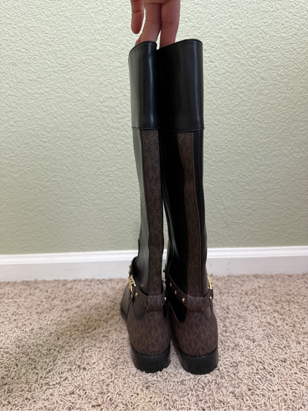 Michael Kors Kincaid Leather Riding Boot - W8 - Picture 3 of 11